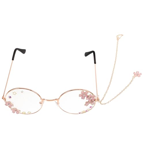 GAROZATION Süße Cosplay-partybrille Kawaii-brillenkette Für Damen GAROZATION Süße Cosplay-partybrille Kawaii-brillenkette Für Damen von GAROZATION