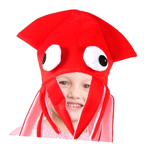 GAROZATION Velours Squid Hat Lustiger Cartoon Hut Party Performance Prop für Fasching und Kostümveranstaltungen Weicher Kopfschmuck für Erwachsene GAROZATION Velours Squid Hat Lustiger Cartoon Hut Party Performance Prop für Fasching und Kostümveranstaltungen Weicher Kopfschmuck für Erwachsene von GAROZATION
