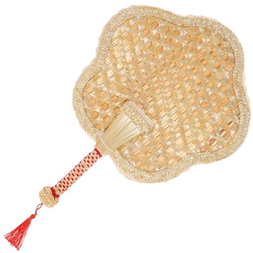GAROZATION Vintage Chinesischer Handgefertigter Fächer aus Getrocknetem Naturstroh Leichter Tragbarer Handfächer für Sommerkühlung und Outdoor-partys Dekoratives Accessoire und Persönlicher GAROZATION Vintage Chinesischer Handgefertigter Fächer aus Getrocknetem Naturstroh Leichter Tragbarer Handfächer für Sommerkühlung und Outdoor-partys Dekoratives Accessoire und Persönlicher von GAROZATION