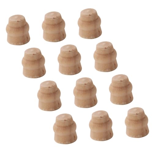 12 Stück Möbelbeine Holz Tischbeine für Puppenhaus DIY Mini Zubehör Kreatives Fantasie und Geschicklichkeit 12 Stück Möbelbeine Holz Tischbeine für Puppenhaus DIY Mini Zubehör Kreatives Fantasie und Geschicklichkeit von GARVALON