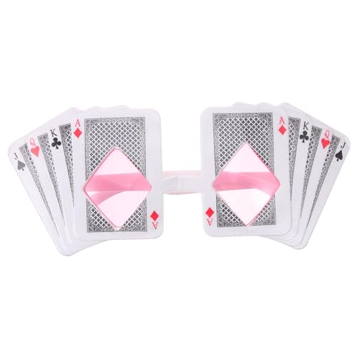 GARVALON 1 Paar Pokerbrille Pokerthema Foto-Requisiten Pokerkarten Brillen GARVALON 1 Paar Pokerbrille Pokerthema Foto-Requisiten Pokerkarten Brillen von GARVALON