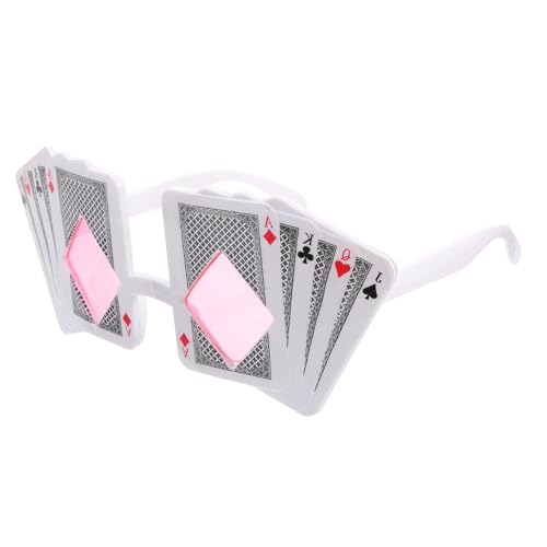 GARVALON 1 Paar Lustige Brillen Pokerbrille Partykarten Brille Partydekoration Lustiges Kostümzubehör Poker Mottobrille Partyzubehör Partyzubehör Partybrillen Partybrillen GARVALON 1 Paar Lustige Brillen Pokerbrille Partykarten Brille Partydekoration Lustiges Kostümzubehör Poker Mottobrille Partyzubehör Partyzubehör Partybrillen Partybrillen von GARVALON