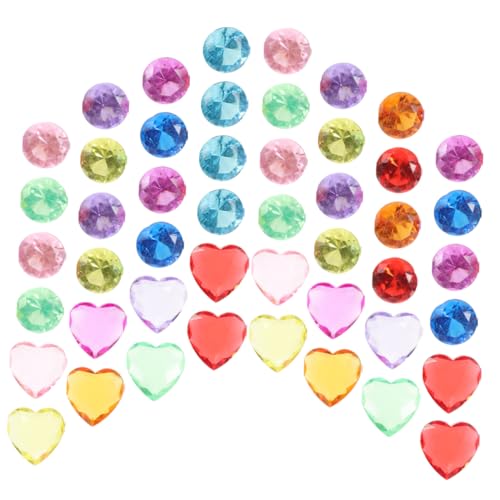 GARVALON 1 Set Prinzessinnenschloss Schatzkiste, Kleine Edelsteine, Tauchspielzeug, Gefälschtes Edelsteinmodell, Diamant Tauchspielzeug, Hochzeitskristalle, Schmuck, Dekorative Requisiten, GARVALON 1 Set Prinzessinnenschloss Schatzkiste, Kleine Edelsteine, Tauchspielzeug, Gefälschtes Edelsteinmodell, Diamant Tauchspielzeug, Hochzeitskristalle, Schmuck, Dekorative Requisiten, von GARVALON
