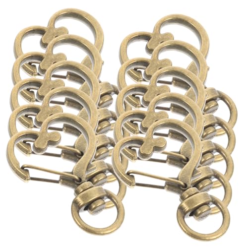 GARVALON 10 Stück Teiliges Herz Schlüsselanhänger aus Robustem mit Schnappverschluss und Ring Langlebige DIY Schmuck Anhänger für Taschen Schlüssel und Accessoires Antikes Design GARVALON 10 Stück Teiliges Herz Schlüsselanhänger aus Robustem mit Schnappverschluss und Ring Langlebige DIY Schmuck Anhänger für Taschen Schlüssel und Accessoires Antikes Design von GARVALON