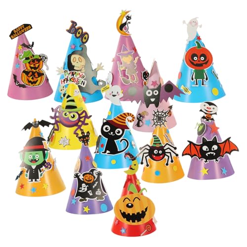 GARVALON 12 Stück Cartoon Hüte Halloween Party Dekorativer Hut Halloween Dekor Partyhüte Zubehör Partyhüte Geburtstags Materialien Aus GARVALON 12 Stück Cartoon Hüte Halloween Party Dekorativer Hut Halloween Dekor Partyhüte Zubehör Partyhüte Geburtstags Materialien Aus von GARVALON