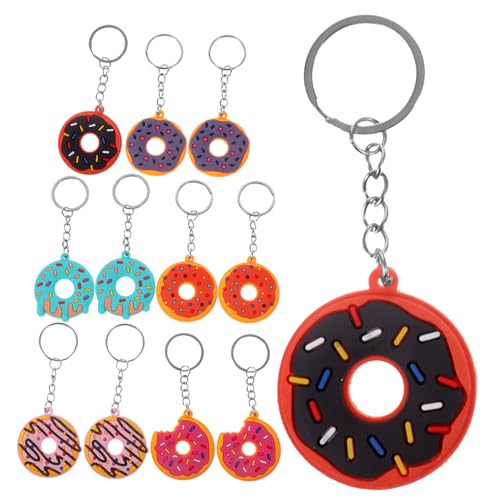 GARVALON 12Stücke Donut Schlüsselanhänger Kreative Langlebige Taschenanhänger für Schlüssel Rucksäcke und Dekoration für und Partys GARVALON 12Stücke Donut Schlüsselanhänger Kreative Langlebige Taschenanhänger für Schlüssel Rucksäcke und Dekoration für und Partys von GARVALON