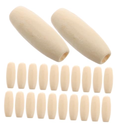 GARVALON 150 Stück Ovale Holzperlen Robustem Ahornholz Natürliche Spacer Perlen zum Auffädeln für Schmuckherstellung Diy Türvorhänge Taschen und Bastelprojekte GARVALON 150 Stück Ovale Holzperlen Robustem Ahornholz Natürliche Spacer Perlen zum Auffädeln für Schmuckherstellung Diy Türvorhänge Taschen und Bastelprojekte von GARVALON