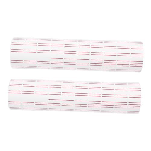 GARVALON 20 Rollen Code Druckpapier, Selbstklebende Etiketten, Etikettenpapier, Marktetiketten, Ladenetiketten, Marktaufkleber, Markierungsetiketten, Verkaufsschilder Für Den Einzelhandel von GARVALON