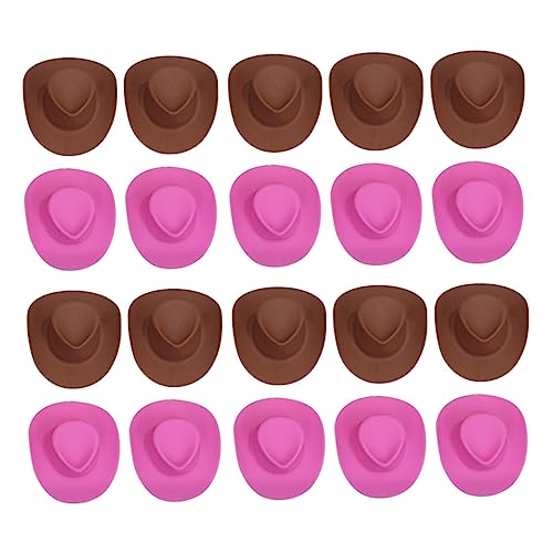 GARVALON 20 Stück Mini-hüte Aus Kunststoff Miniatur-hüte Puppenhüte Puppen-ankleidezubehör GARVALON 20 Stück Mini-hüte Aus Kunststoff Miniatur-hüte Puppenhüte Puppen-ankleidezubehör von GARVALON