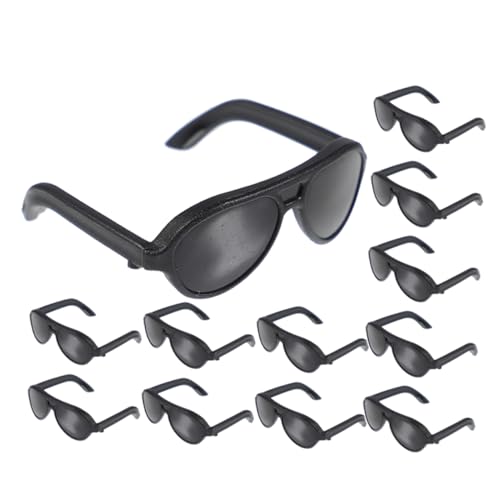GARVALON 24 Stück Kindersonnenbrillen Aus Kunststoff, Kleine Sonnenbrillen, Stilvolle Brillen Requisiten, Brillen Requisiten Zum Anziehen, Kunststoff Puppe, Cosplay Brille, Dekorative von GARVALON