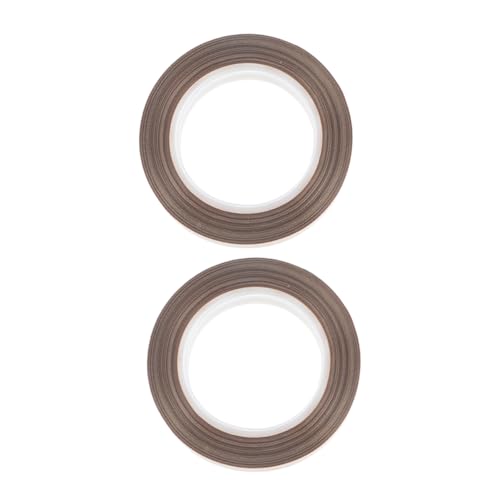 GARVALON 2Rollen Hochtemperatur Teflonband Isolierband für Vakuumversiegelungsgeräte Hitzebeständiges Ptfe Klebeband mit Antihaft Oberfläche für Wärmeisolierung und Schutz von GARVALON