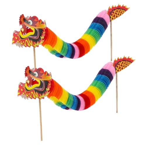 GARVALON 2stücke Papierdrache Deko Für Chinesisches Neujahr Drachen Ornament Für Party Fotorequisiten Für Unvergessliche Erinnerungen GARVALON 2stücke Papierdrache Deko Für Chinesisches Neujahr Drachen Ornament Für Party Fotorequisiten Für Unvergessliche Erinnerungen von GARVALON