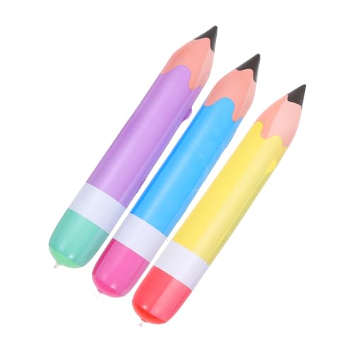GARVALON 3 Stück Teiliges Aufblasbares Jumbo-bleistift Leichtem PVC Farbenfrohe Schuldekoration und Kinderparty-requisite Robust und Auffällig als Geschenk und Garten-deko GARVALON 3 Stück Teiliges Aufblasbares Jumbo-bleistift Leichtem PVC Farbenfrohe Schuldekoration und Kinderparty-requisite Robust und Auffällig als Geschenk und Garten-deko von GARVALON