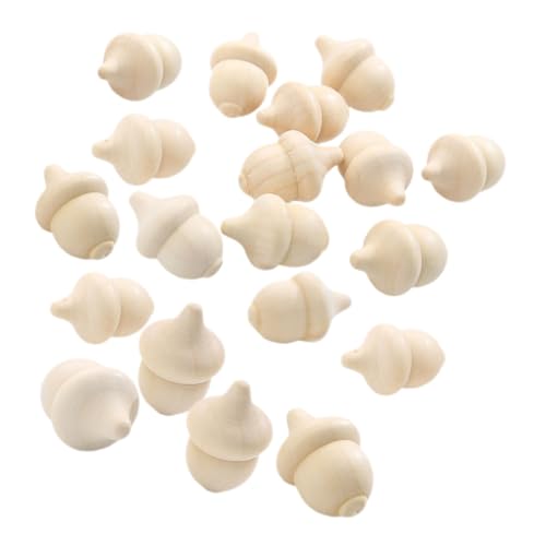 GARVALON 30 Stück Teiliges DIY Holz Bastelset Naturbelassene Holzfiguren zum Bemalen und Kreativen Basteln mit Glatter Oberfläche für Hobbykünstler GARVALON 30 Stück Teiliges DIY Holz Bastelset Naturbelassene Holzfiguren zum Bemalen und Kreativen Basteln mit Glatter Oberfläche für Hobbykünstler von GARVALON