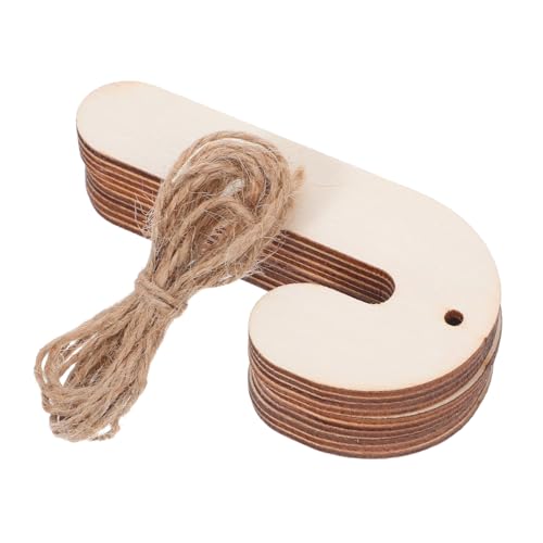 GARVALON 30 Stück Teiliges DIY Holzset Candy Cane Dekorationen Unvollendete Hängende Weihnachtsanhänger aus Leichtem Holz mit Seilen für Platzsparend Lagerbar GARVALON 30 Stück Teiliges DIY Holzset Candy Cane Dekorationen Unvollendete Hängende Weihnachtsanhänger aus Leichtem Holz mit Seilen für Platzsparend Lagerbar von GARVALON