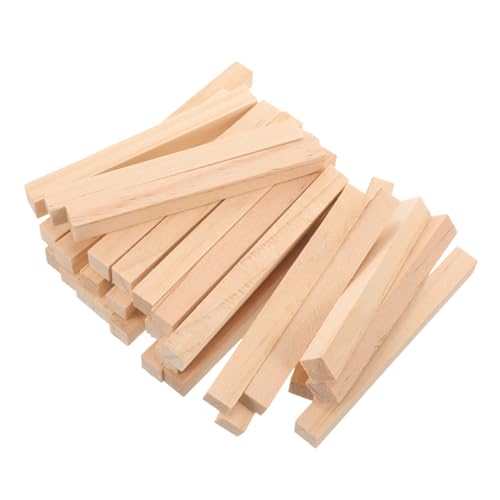 GARVALON 30 Stück Teiliges Eckiger Holzleisten Robuste Bastelstäbe aus Naturbelassenem Holz für DIY Handwerk Vielseitige Holzstäbe zum Basteln Lackierbar Langlebig und Formstabil GARVALON 30 Stück Teiliges Eckiger Holzleisten Robuste Bastelstäbe aus Naturbelassenem Holz für DIY Handwerk Vielseitige Holzstäbe zum Basteln Lackierbar Langlebig und Formstabil von GARVALON