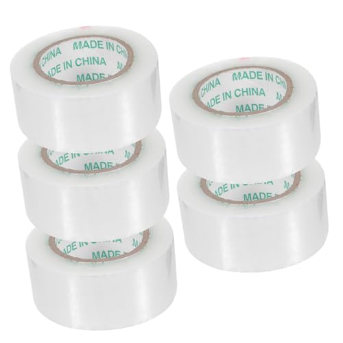 GARVALON 5 Rollen Transparentes Versandband Hochleistungs Verpackungsband Yards für Sicheres Verpacken Versenden für Lagerung Starke Haftkraft Einfache Anwendung von GARVALON