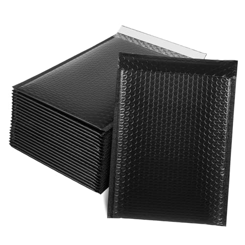 GARVALON 50 Stück Gepolsterte Luftpolster Versandtaschen mit Selbstklebendem Verschluss Stoßdämpfende Bubble Mailer aus PE Coextrusionsfolie für Kleidung Kosmetik und Kleinen Versand GARVALON 50 Stück Gepolsterte Luftpolster Versandtaschen mit Selbstklebendem Verschluss Stoßdämpfende Bubble Mailer aus PE Coextrusionsfolie für Kleidung Kosmetik und Kleinen Versand von GARVALON