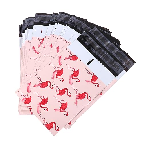 GARVALON 50stücke Bedruckte Flamingo Versandtaschen Aus Hochwertigem Pvc-material Selbstklebende Umschläge Für Bequemes Verpacken Und Sichere Lieferung Wasserdichte Designer-beutel GARVALON 50stücke Bedruckte Flamingo Versandtaschen Aus Hochwertigem Pvc-material Selbstklebende Umschläge Für Bequemes Verpacken Und Sichere Lieferung Wasserdichte Designer-beutel von GARVALON