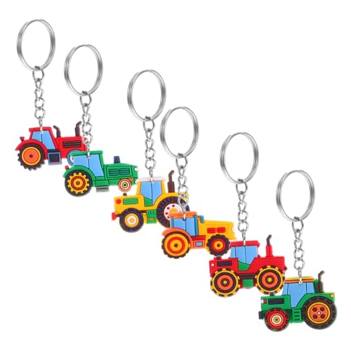 GARVALON 6Stücke Teiliges Farmfahrzeug Schlüsselanhänger für Kindergeburtstag und Partys Süße Deko und für Erntezeitfeiern und Klassenzimmerpreise GARVALON 6Stücke Teiliges Farmfahrzeug Schlüsselanhänger für Kindergeburtstag und Partys Süße Deko und für Erntezeitfeiern und Klassenzimmerpreise von GARVALON
