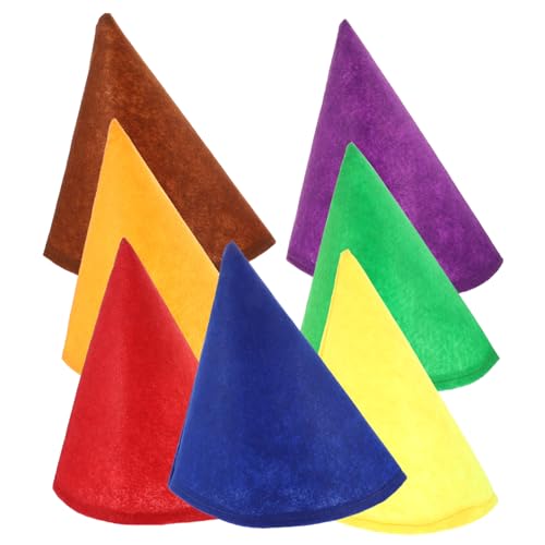 GARVALON 7 Teiliger Partyhut, Partyzubehör, Zwergenhüte, Zwergenkostüm Für Damen, Weihnachtszwerghut, Maskenball Showhüte, Dekorativer Zwergenhut, Dekorative Requisiten, Halloween Zubehör, GARVALON 7 Teiliger Partyhut, Partyzubehör, Zwergenhüte, Zwergenkostüm Für Damen, Weihnachtszwerghut, Maskenball Showhüte, Dekorativer Zwergenhut, Dekorative Requisiten, Halloween Zubehör, von GARVALON
