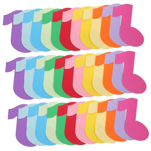 GARVALON 72 Stück Teiliges Musiknoten Papier Deko Kreative Bastelvorlagen für Klassenzimmer Kindergarten Wanddekoration Papier Schmuck für Partys und Pinnwände GARVALON 72 Stück Teiliges Musiknoten Papier Deko Kreative Bastelvorlagen für Klassenzimmer Kindergarten Wanddekoration Papier Schmuck für Partys und Pinnwände von GARVALON