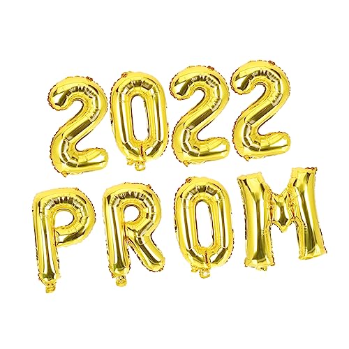 GARVALON 8 Stück Teiliges Ballon Graduation Party Dekoration Gold Prom Leichte Party Hanging Ornaments für Szenenlayout als Fotorequisite für Abschlussfeier und Festliche Raumgestaltung GARVALON 8 Stück Teiliges Ballon Graduation Party Dekoration Gold Prom Leichte Party Hanging Ornaments für Szenenlayout als Fotorequisite für Abschlussfeier und Festliche Raumgestaltung von GARVALON