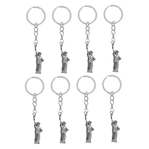 GARVALON 8 Stück Teiliges Statue der Schlüsselanhänger Detailreiches Design Handgefertigte Glücksbringer Accessoire für Unabhängigkeitstag und Feierlichkeiten GARVALON 8 Stück Teiliges Statue der Schlüsselanhänger Detailreiches Design Handgefertigte Glücksbringer Accessoire für Unabhängigkeitstag und Feierlichkeiten von GARVALON