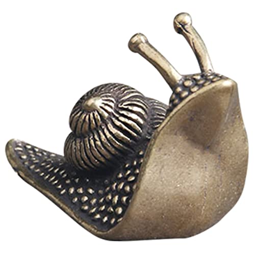 GARVALON Schnecke Dekorative Figurine Tee Haustier Ornament Für Wohnzimmer Kreative Desktop Decor von GARVALON