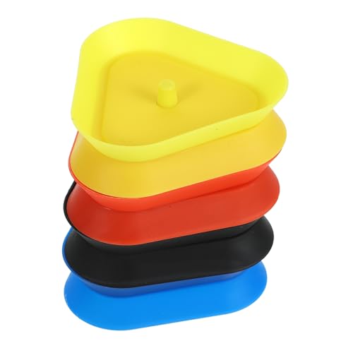 GARVALON Dreieckiger Kartenhalter Für Kleine Hände Kartenständer Freihändiger Spielkartenhalter Pokerkartenständer Pokerhalter Aus Kunststoff Stehender Kartenhalter-Clip von GARVALON