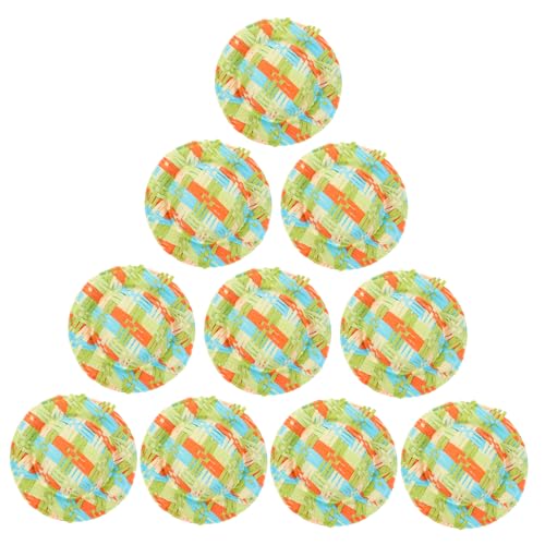 GARVALON Gewebter Strohhut Kleine Puppenhüte Mini-hüte Zum Basteln Hut Puppenhaus-Accessoires DIY-kreativ-Ornament Web-Hut-Foto-Requisiten GARVALON Gewebter Strohhut Kleine Puppenhüte Mini-hüte Zum Basteln Hut Puppenhaus-Accessoires DIY-kreativ-Ornament Web-Hut-Foto-Requisiten von GARVALON