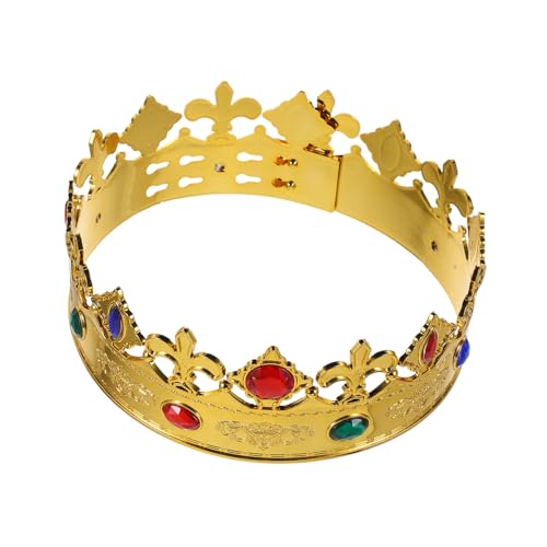 GARVALON Goldene Königskrone für Fasching Karneval Halloween Kostüm Party Leicht und Bequem mit Einzigartigem Design und Vielseitiger Verwendung GARVALON Goldene Königskrone für Fasching Karneval Halloween Kostüm Party Leicht und Bequem mit Einzigartigem Design und Vielseitiger Verwendung von GARVALON