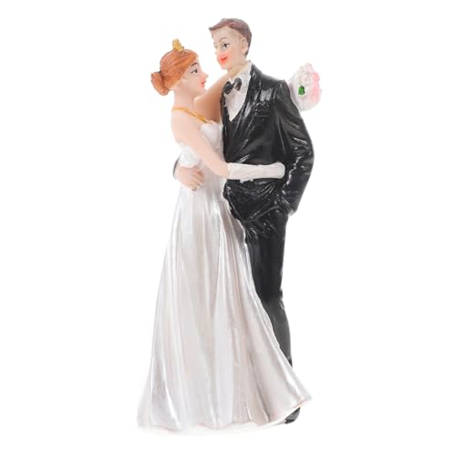 GARVALON Hochzeitstortendekoration, Dekorative Paarfigur, Zarte Brautpaarpuppe, Paarfigur, Dekorative Paarpuppe, Brautpaar, Hochzeitsdekor, Brautpaar Accessoire GARVALON Hochzeitstortendekoration, Dekorative Paarfigur, Zarte Brautpaarpuppe, Paarfigur, Dekorative Paarpuppe, Brautpaar, Hochzeitsdekor, Brautpaar Accessoire von GARVALON