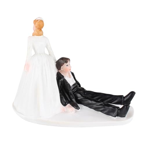 GARVALON Lustiger Hochzeitstortenaufsatz Braut und Bräutigam Resin Figurine Einzigartiger Laufender Bräutigam Cake Decor Vielseitige Hochzeitsdeko für Kuchen und Junggesellinnenabschiede GARVALON Lustiger Hochzeitstortenaufsatz Braut und Bräutigam Resin Figurine Einzigartiger Laufender Bräutigam Cake Decor Vielseitige Hochzeitsdeko für Kuchen und Junggesellinnenabschiede von GARVALON