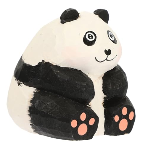 GARVALON Panda Desktop Ornamente, Garten Panda Statue, Holzfigur, Ornament, Szenendekoration, Holz Panda Figur, Panda Ornament, Dekorative Panda Statue, Cartoon Panda Skulptur, GARVALON Panda Desktop Ornamente, Garten Panda Statue, Holzfigur, Ornament, Szenendekoration, Holz Panda Figur, Panda Ornament, Dekorative Panda Statue, Cartoon Panda Skulptur, von GARVALON