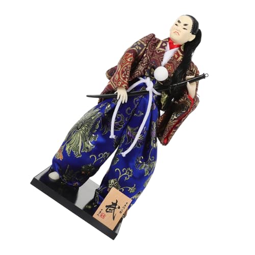 GARVALON Samurai Puppe Japanische Tischdekoration Traditionelles Kunstwerk Mit Filigranem Design Symbol Für Kulturelles Erbe Für Wohnräume Und Einzigartige Sammlerfigur von GARVALON
