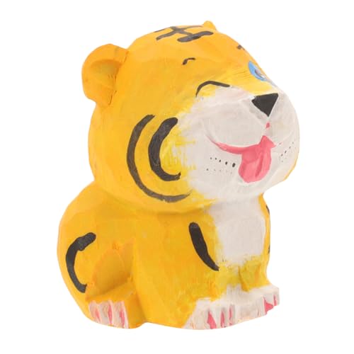 GARVALON Tiger Crafts Zarte Tigerstatue Holzhandwerk Dekoration Desktop Tiger Figuren Home Skulptur Holzfiguren DIY Tigerstatue Tiger Holzhandwerk Tiger Ornament Tiger Modell GARVALON Tiger Crafts Zarte Tigerstatue Holzhandwerk Dekoration Desktop Tiger Figuren Home Skulptur Holzfiguren DIY Tigerstatue Tiger Holzhandwerk Tiger Ornament Tiger Modell von GARVALON