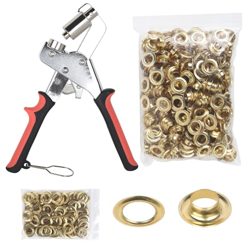 Ein professioneller Satz von Lochzangen mit 300-10mm-Löchern (magnetischer Kohlenstoffstahl-Locher), geeignet für Leder, Gürtel, Sonnenschirme, wasserdichte Stoffe und Textilien. von GATIHOK