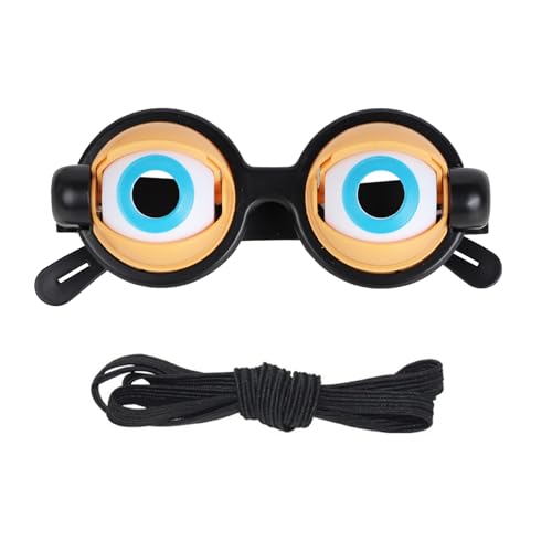 GATIHOK Lustige Brille mit beweglichen Augen - Spaßbrille für Partys, Fasching & Fotos, Kinder Foto Requisiten - Party Brillen Lustig - Brille mit Augen zum Zwinkern und Blinzeln. von GATIHOK