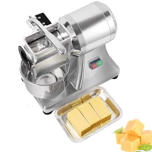 GAYAYAS 550 W elektrische Käsereibe, Brotkleie-Schredder, Edelstahl-Elektro-Käsemühle, Schneide-Schredder, 88 lb/Stunde, für Käse, Butter, Brot, Kleie von GAYAYAS