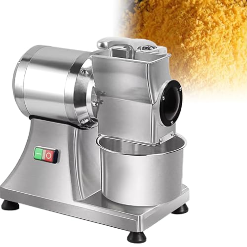 GAYAYAS 550 W kommerzielle Käsebutterbrotkleie, große Zerkleinerer-Reibe-Käsemühle, 88 Pfund Käse pro Stunde, für Küchen und Catering von GAYAYAS