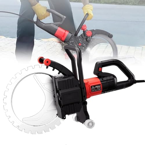 GAYAYAS Betonsäge/Betonschneider, intelligente Wasserversorgungsanschluss-Wasserpumpe, für Granit, Stein und Beton (Diamantsägeblatt),CutDpth40cm von GAYAYAS