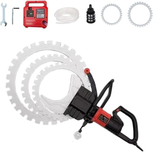 GAYAYAS Elektrische Betonsäge, Betonschneider, bürstenloser elektrischer Wandnut-Schneidemaschinen-Fräser, zum Nuten von Ziegeln, Granit, Marmor und Beton,CutDpth30cm GAYAYAS Elektrische Betonsäge, Betonschneider, bürstenloser elektrischer Wandnut-Schneidemaschinen-Fräser, zum Nuten von Ziegeln, Granit, Marmor und Beton,CutDpth30cm von GAYAYAS