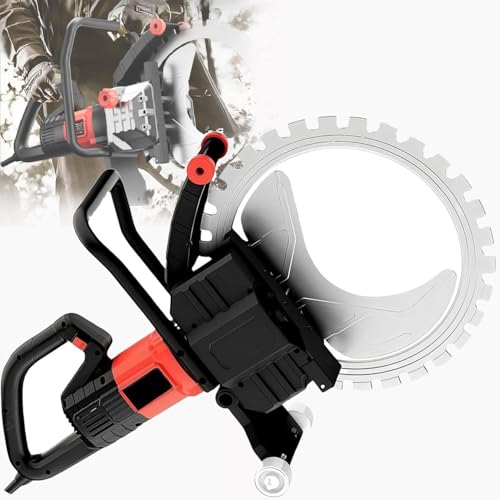 GAYAYAS Elektrische Betonwandschneidemaschine, 90°-Schneiden ohne Totwinkel, mit 3000 U/min und Wasserpumpe, zum Nuten von Ziegeln, Granit, Marmor und Beton,CutDpth50cm GAYAYAS Elektrische Betonwandschneidemaschine, 90°-Schneiden ohne Totwinkel, mit 3000 U/min und Wasserpumpe, zum Nuten von Ziegeln, Granit, Marmor und Beton,CutDpth50cm von GAYAYAS