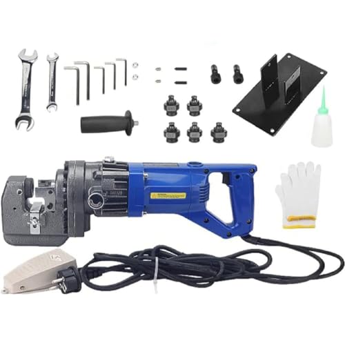 GAYAYAS Elektrischer hydraulischer Metall-Lochstanzer, tragbares elektrisches hydraulisches Stanzwerkzeug einfach zu bedienender Locher-Bagger, Kanalstahl-for Kupfer-Aluminium-Blecheisen GAYAYAS Elektrischer hydraulischer Metall-Lochstanzer, tragbares elektrisches hydraulisches Stanzwerkzeug einfach zu bedienender Locher-Bagger, Kanalstahl-for Kupfer-Aluminium-Blecheisen von GAYAYAS