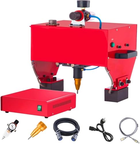 GAYAYAS Handgeführte Nadelpräger, pneumatische Nadelpräger, zur Verwendung mit großen und schweren Metallteilen wie Autochassis,TypeC von GAYAYAS
