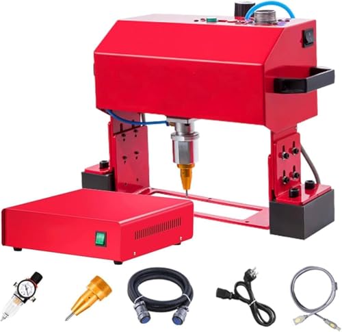 GAYAYAS Handgeführte Nadelpräger, pneumatische Nadelpräger, zur Verwendung mit großen und schweren Metallteilen wie Autochassis,TypeX von GAYAYAS