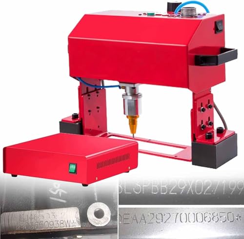 GAYAYAS Metallmarkierungs-Graviermaschine, Pneumatische Nadelpräger-Markierungsmaschine, Graviermaschine, für VIN-Code Rahmen Fahrgestellnummer,TypeX von GAYAYAS