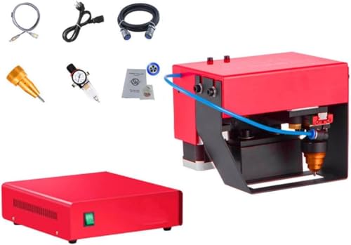 GAYAYAS Nadelpräger, pneumatischer Gravur-Typenschild-Markierungsgravierer, Werkzeuggraviermaschine, Fahrgestellnummer des Fahrgestellcodes, für Fahrgestellnummern-Kit,TypeF von GAYAYAS