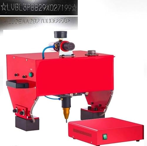 GAYAYAS Pneumatische Markiermaschine, handgeführte pneumatische Nadelpräger-Metallmarkiermaschine, Graviermaschine, für VIN-Code, Zahlenbuchstaben,TypeC von GAYAYAS